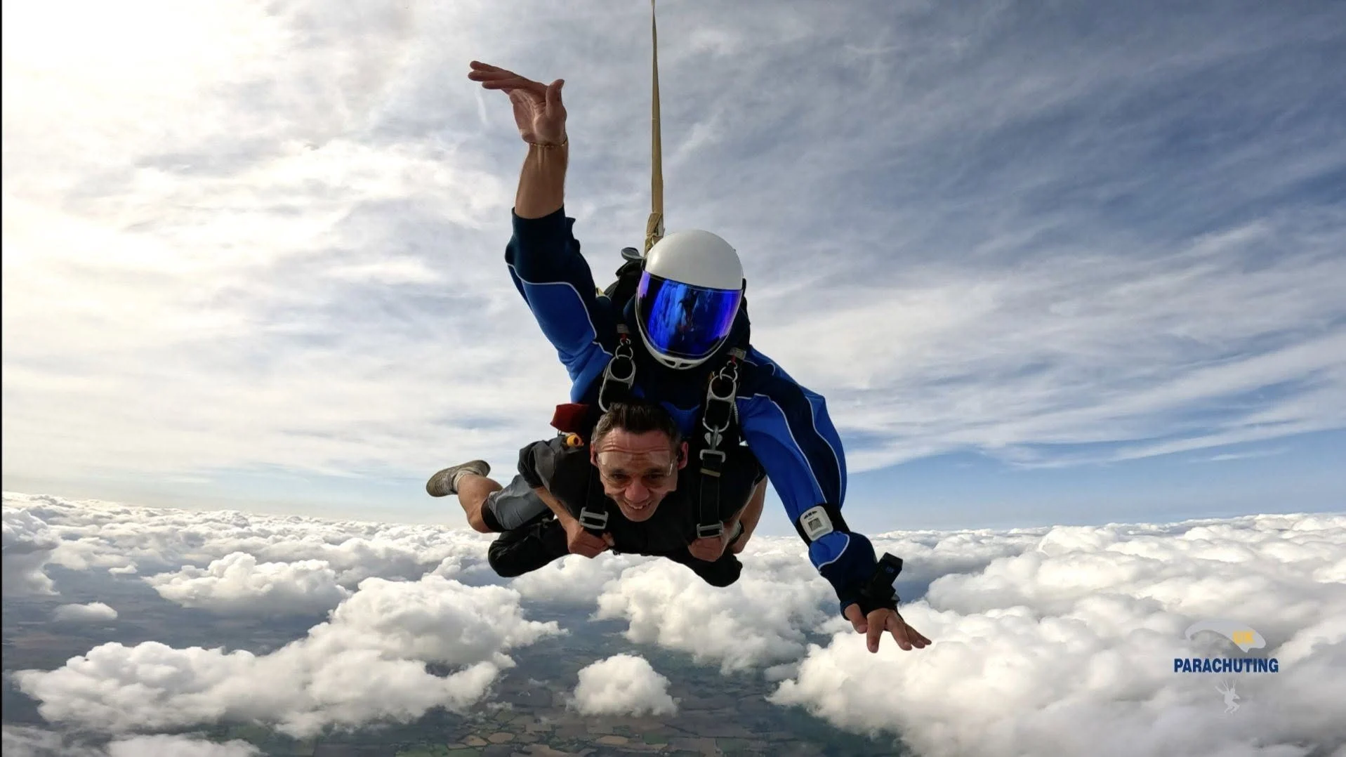 James Holliday's 13,000-foot charity skydive for Thrive Autism